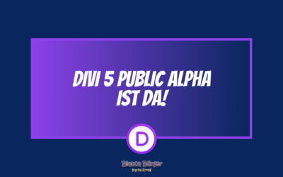 Divi 5 Public Alpha ist da!